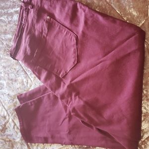 Maroon Curve Appeal 16w Compression jeggings